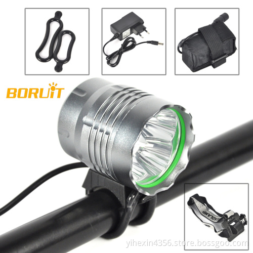Cree 4*T6 LED Rechargeable Cycling Headlamp Bike Light Bicycle Front head Light